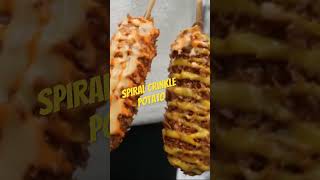 TJ  spiral crinkle potato chill music lofi cover lyrics foodchannel [upl. by Lalita]