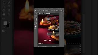 Remove the watermark in photoshop shorts [upl. by Ballou]