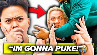 BODYBUILDER PUKES AFTER BRUTAL CHIROPRACTIC SESSION 😭😱 Daily Vlog  Back Pain Relief  Tubio [upl. by Saval]