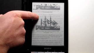 Sony Reader WiFi PRST1 Web Browser and Library eBooks Review [upl. by Gyimah]