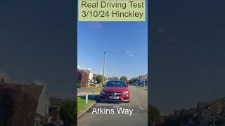 Real Driving Test Dashcam Footage Hinckley drivingtest dashcam Hinckley [upl. by Eliath328]