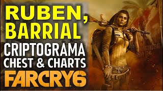 Ruben Criptograma Chest amp Charts Locations  Barrial Valle De Oro  Far Cry 6 Collectibles [upl. by Alsworth]