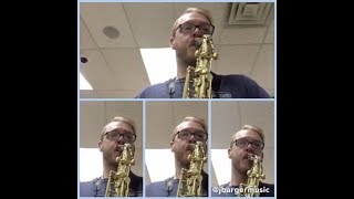 Ferling Etude No 8  Quartet Arrangement  James Barger Saxophone [upl. by Persis]