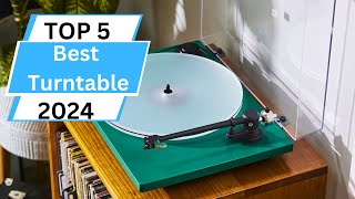 💽 TOP 5 Best Turntable 2024 [upl. by Ailehpo160]