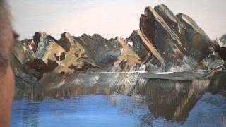 How to paint ocean and rocks in oil or acrylic [upl. by Frydman]