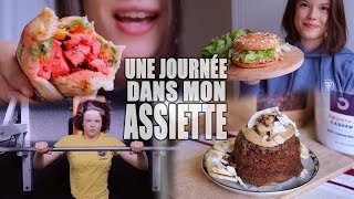 UNE JOURNÉE DANS MON ASSIETTE  ENTRAÎNEMENT MOTIVATION FitClaire [upl. by Neural]