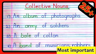 Collective Nouns Examples 30  The collective noun for beginners  Collective Nouns Examples [upl. by Priscilla]