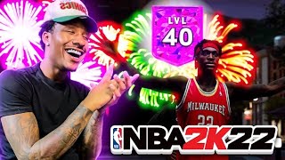 I HIT LEVEL 40 ON NBA 2K22 IN 24 HOURS BY BREAKING ANKLES WITH MY 2 WAY STRETCH PLAYMAKER [upl. by Bunder]