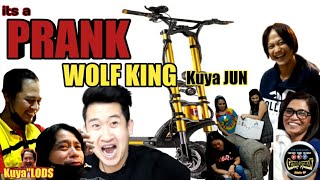 WOLF KING electric scooter PRANK unboxing naging kaldero [upl. by Kroo]