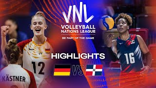 🇩🇪 GER vs 🇩🇴 DOM  Highlights Week 3  Womens VNL 2023 [upl. by Zollie800]