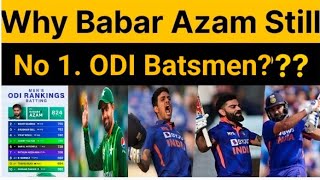 Why Babar Azam Still No 1 ODI BatsmenBabar AzamVirat KohliICC RankingCricket News [upl. by Ayit]