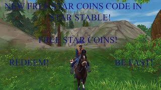 NEW FREE STAR COINS CODE IN STAR STABLE FREE STAR COINS BE SURE TO REDEEM BE FAST STAR STABLE [upl. by Areehs]