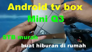 Android tv box mini q3 [upl. by Mayfield]