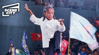 The Karate Kid Crane Kick Final Fight Jaden Smith Scene [upl. by Putscher]