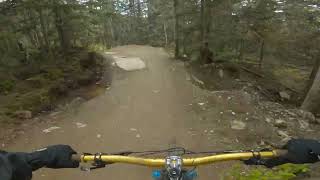 part of BLine upper  Whistler Mountain Bike Park [upl. by Htrag]