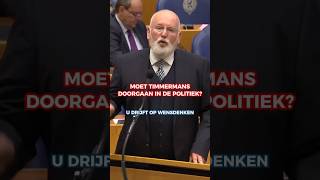 🔨 Moet Frans Timmermans vertrekken Comment [upl. by Maag]