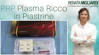 PRP Plasma Ricco in Piastrine  Medicina Estetica  Dr R Migliardi [upl. by Sairu]