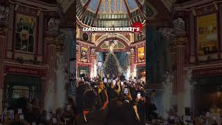 London Leadenhall Market’s Christmas Lights Switch On [upl. by Edie]