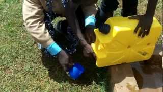 LIFESAVER JERRYCAN WATER DEMONSTRATION FROM KITALE LOCATION [upl. by Joyann]