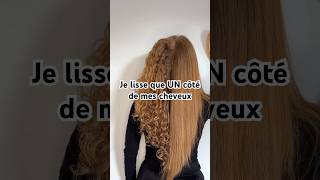 Lissage cheveux bouclés ✨ [upl. by Keil]