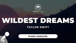 Wildest Dreams  Taylor Swift Piano Karaoke [upl. by Balough]