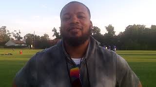 Talking with Ragsdale High School Football Coach Antwon Stevenson at RHS Tigers practice 8122024 [upl. by Meikah]