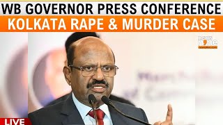 West Bengal Governor Press Conference  Kolkata Rape amp Murder Case  News9 [upl. by Letsirc962]