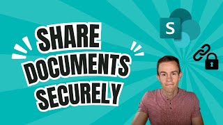 Share Documents Securely  SharePoint [upl. by Hsepid758]