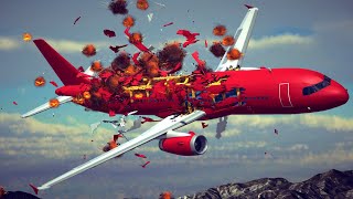 Airplane Crashes amp Shootdowns 43  Besiege [upl. by Airemaj129]