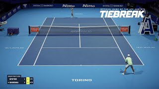 TIEBREAK  Stan Wawrinka Vs Grigor Dimitrov I Nitto ATP Finals I Expert Difficulty PS5 [upl. by Fernanda]