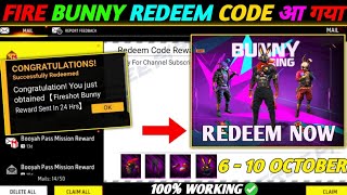 FREE FIRE REDEEM CODE TODAY 7 OCTOBER REDEEM CODE FREE FIRE  FF REDEEM CODE TODAY 7 OCTOBER [upl. by Olaf]