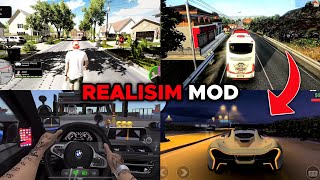 TOP 6 Best MODDABLE Simulator Games for Android • Car Mods Graphics Mods Truck Mods Realism Mod [upl. by Eanod995]