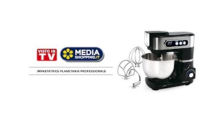 Impastatrice planetaria Mediashopping 7 litri 1500 W [upl. by Ecirtak]