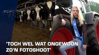 Marit uit Haren vertegenwoordigt Groningen in de jaarlijkse Boerinnenkalender [upl. by Bander]