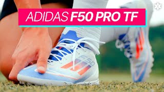 【Adidas F50 Pro TF】 quotTF boots with strong characterquot [upl. by Ative987]