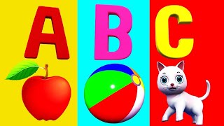 ABC Song with Balloons and Animals  CoComelon Nursery Rhymes amp Animal Songs Kids India TV [upl. by Nesnar543]