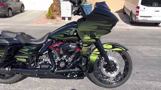 2022 CVO Road Glide Envious Green Fade [upl. by Eittam]