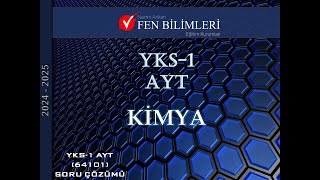 KİMYA YKS1 AYT 64101 [upl. by Niall243]