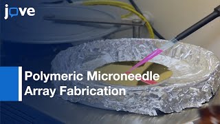 Polymeric Microneedle Array Fabrication By Photolithography l Protocol Preview [upl. by Zamir]