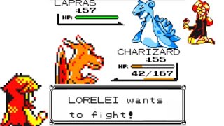 Pokémon Yellow Legacy Vs Lorelei [upl. by Finlay]