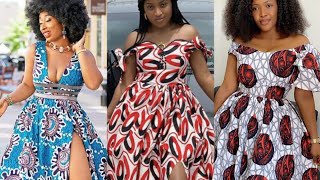 🔥🔥Très joli modèle de robe en pagne d’Ankara stylesrobe ronde africaine [upl. by Enived]