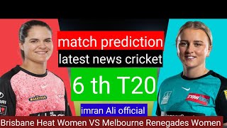 Brisbane Heat Women VS Melbourne Renegades Women match production [upl. by Doowron159]