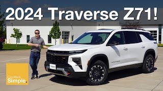 2024 Chevy Traverse Z71 AWD  Most Capable Midsize SUV [upl. by Laufer976]