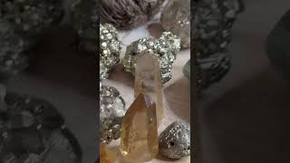 pyrite citrine aventurine Magie bei manifestieren manifesting crystals [upl. by Emelina]