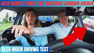 Uk Mock Driving Test for Alex He nearly takes out another learner driver [upl. by Barger]