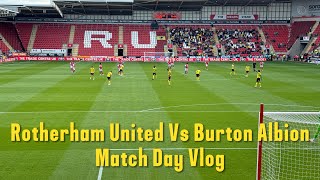 Rotherham United 22 Burton Albion Vlog  202425 [upl. by Boigie]