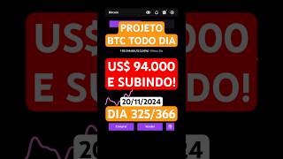 PROJETO BITCOIN TODO DIA 325366 BTCTodoDia Criptomoedas Altcoins Criptomoedas Memecoins 100k [upl. by Pressey]