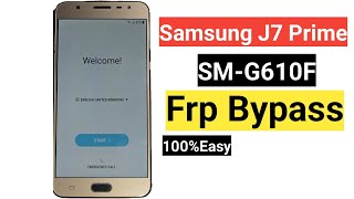 Samsung J7 Prime Frp Bypass  Samsung G610f Frp bypass  Samsung J7 Prime google account unlock [upl. by Lyssa]