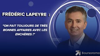 Frédéric Lapeyre  quotOn fait toujours de très bonnes affaires avec les enchères quot [upl. by Adamski]