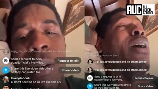 Pop Smoke Brother Breaks Down Crying On IG Live [upl. by Ian64]